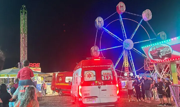 Acidente em brinquedo deixa dez feridos em parque de diversões em Guaíba; local tinha alvará de funcionamento