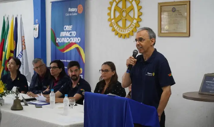 Rotary Club de Guaíba celebra 70 anos com homenagens a ex-presidentes