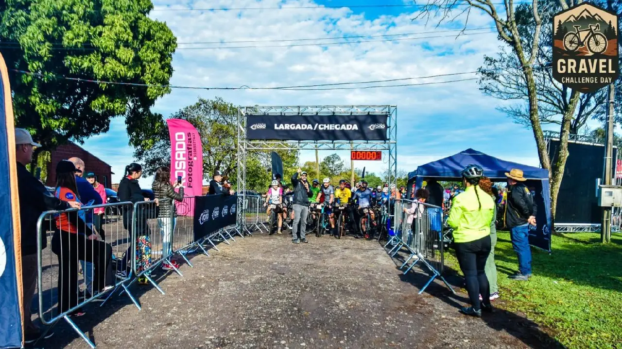 Estão abertas as inscrições para o evento ciclístico Gravel Challenge Day; prova ocorre em 26 de julho