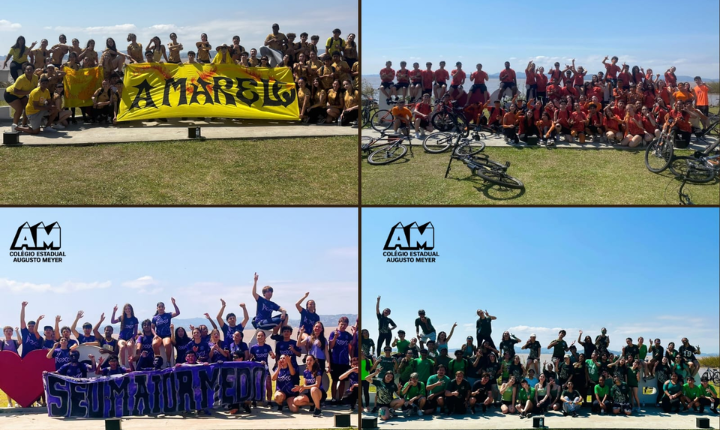 Gincana das Cores do colégio Augusto Meyer celebra tradição, cultura e história de Guaíba