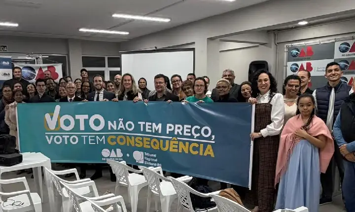 OAB Guaíba lança campanha sobre a importância do voto e realiza palestra no Dia Nacional dos Surdos