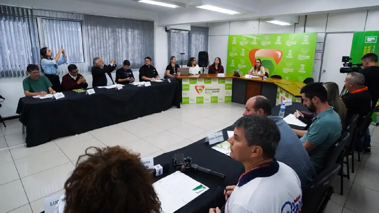 Prefeita de Guaíba, Claudinha Jardim, realiza o 1º Café com a Imprensa