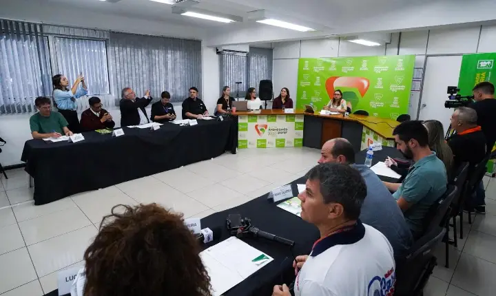 Prefeita de Guaíba, Claudinha Jardim, realiza o 1º Café com a Imprensa