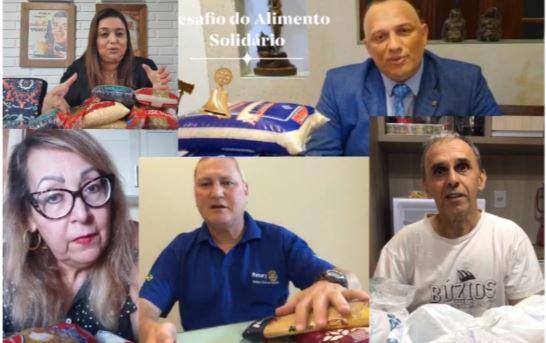 Desafio Solidário: Rotary arrecada quase duas toneladas de alimentos pelas redes sociais