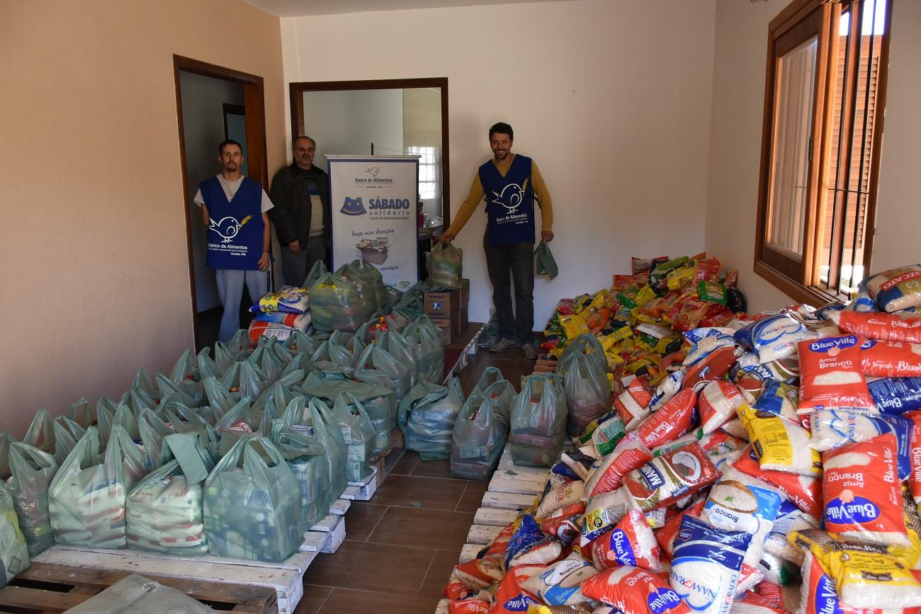 Banco de Alimentos bate recorde em doações com quase 15 mil quilos em abril
