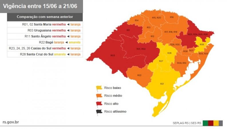 Em situação de alerta, Guaíba continua com bandeira laranja no Plano de Distanciamento Controlado