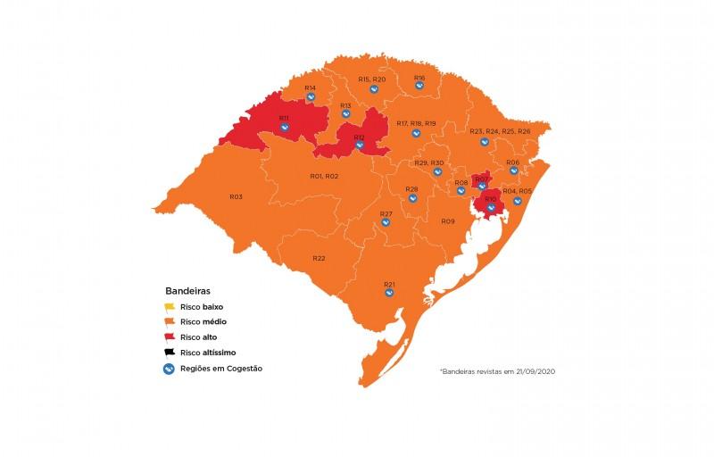 Guaíba permanece na bandeira laranja na 20ª rodada do Distanciamento Controlado