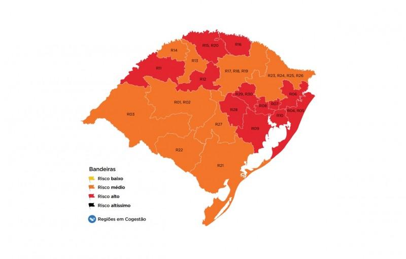 Guaíba volta para bandeira vermelha na 18ª semana do Distanciamento Controlado