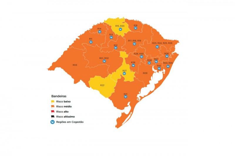 Guaíba continua na bandeira laranja do Distanciamento Controlado
