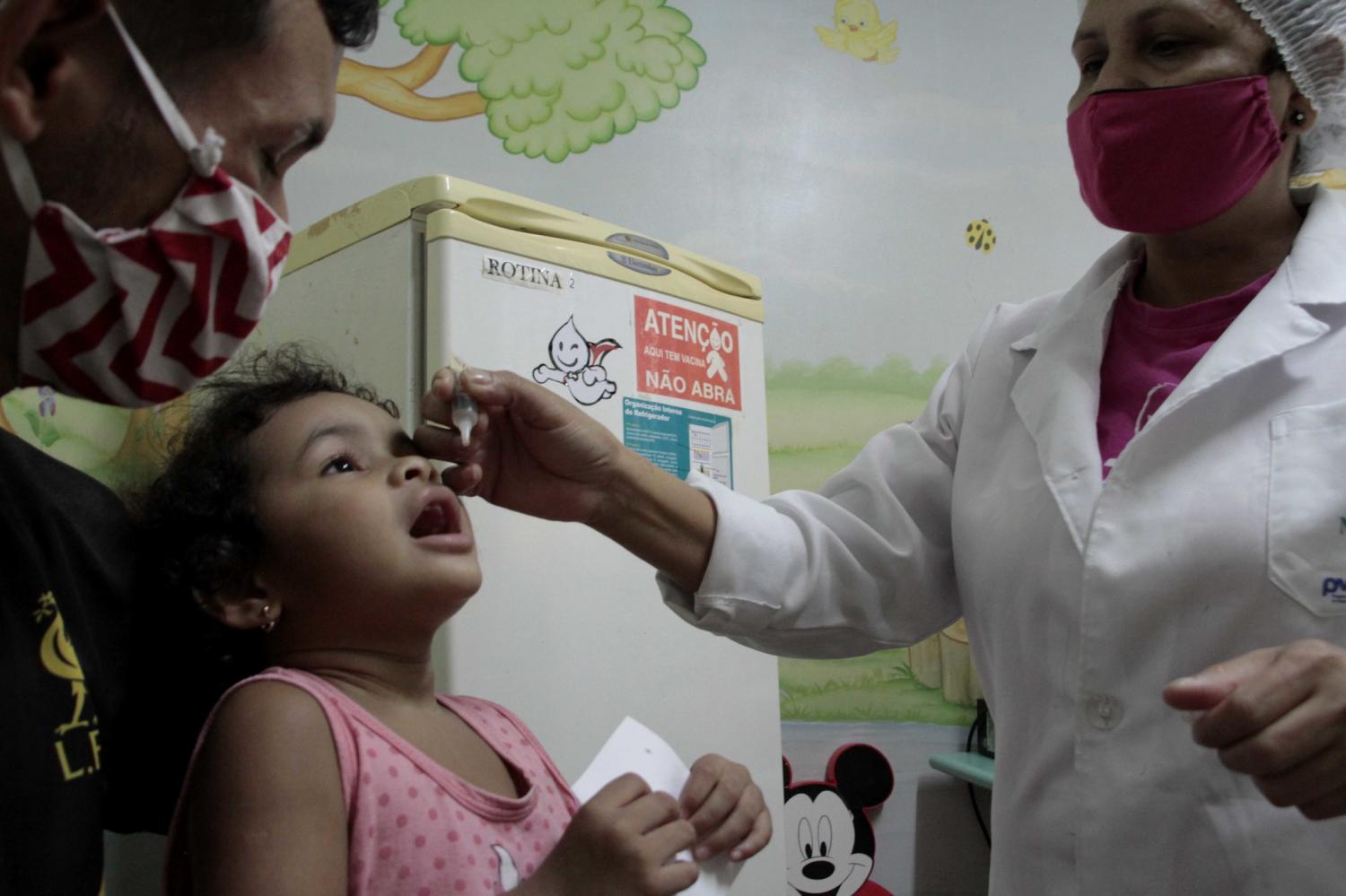 'Dia D' da campanha de vacinação contra a pólio e outras doenças é neste sábado