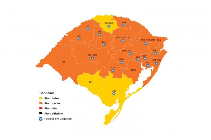 Guaíba segue com bandeira laranja na 23ª rodada do Distanciamento Controlado
