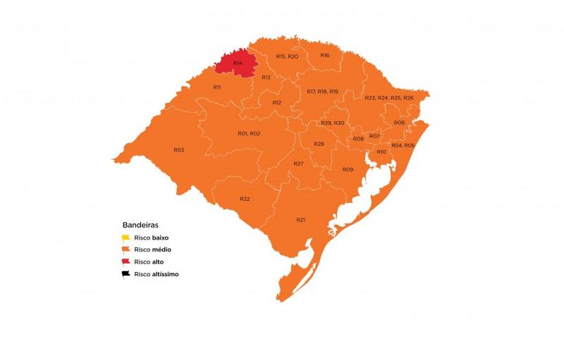 Guaíba segue com bandeira laranja na 26ª rodada do Distanciamento Controlado