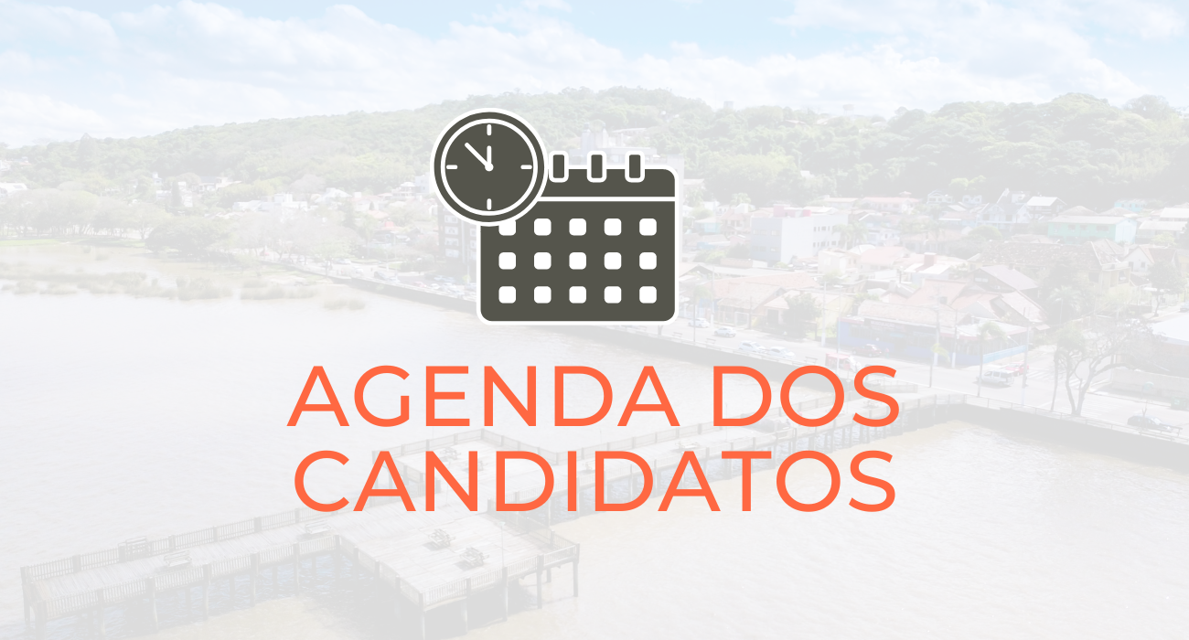 Veja a agenda semanal dos candidatos à prefeitura de Guaíba