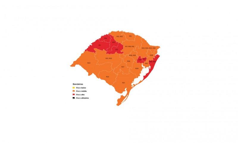 Região de Guaíba fica na bandeira laranja depois de recorrer ao governo do RS