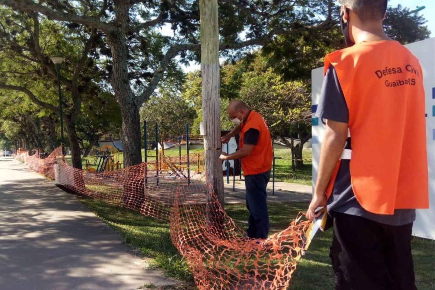Parque da Juventude, Área Verde e demais praças são isoladas pela prefeitura