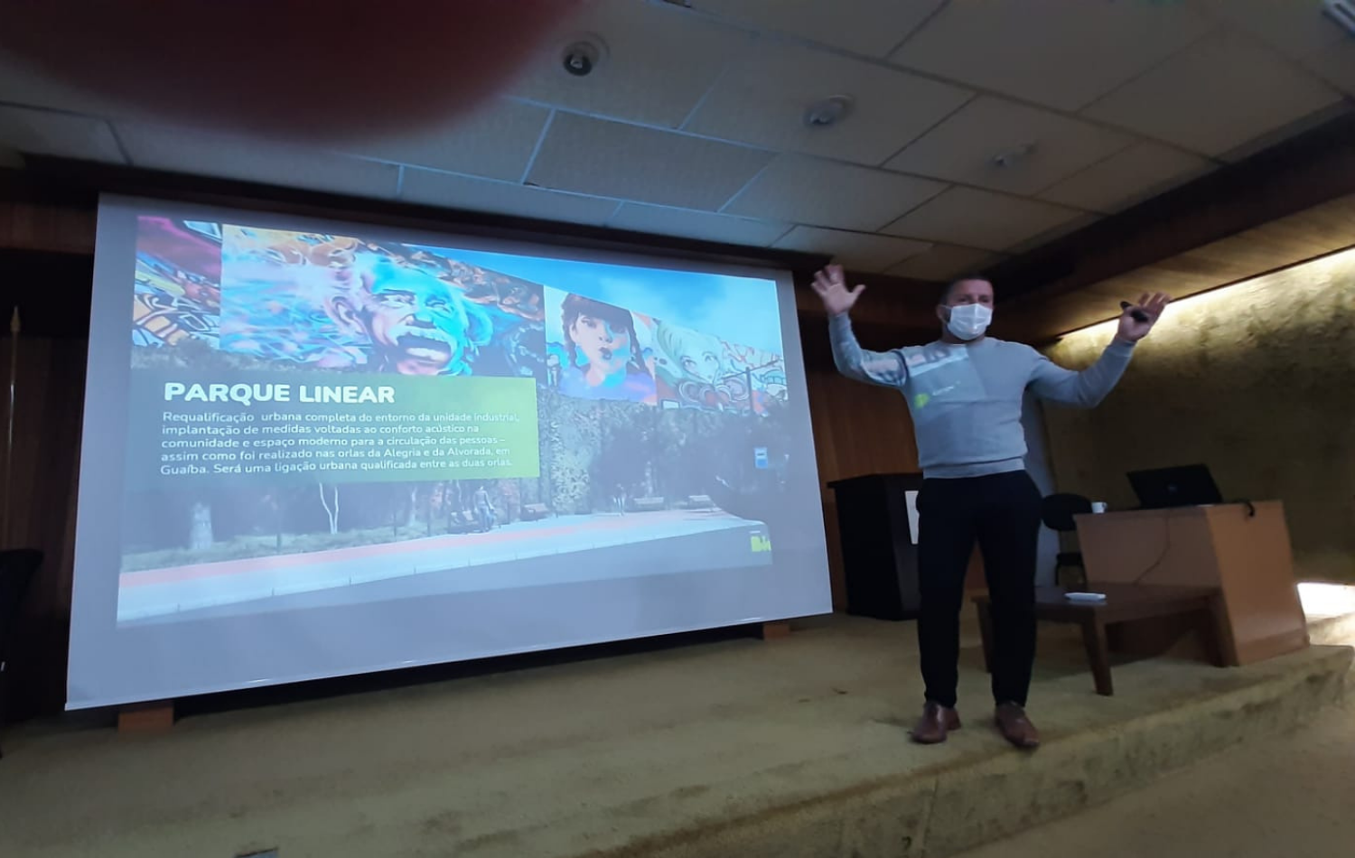 CMPC anuncia construção de Instituto Cultural e parque linear na zona sul de Guaíba