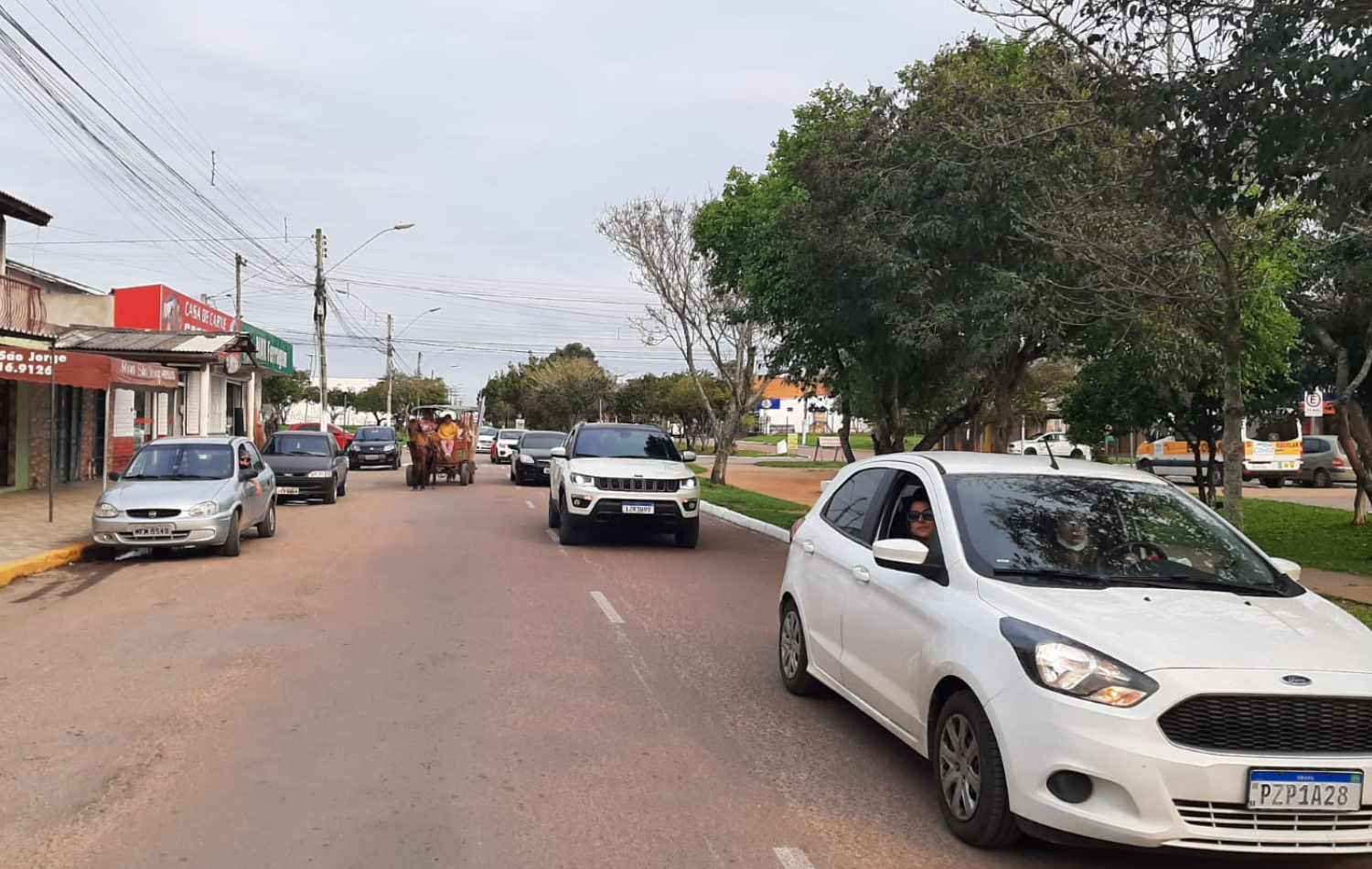 Carreata marca despedida do correligionário do PDT Guaíba João Ritta, o Bagé
