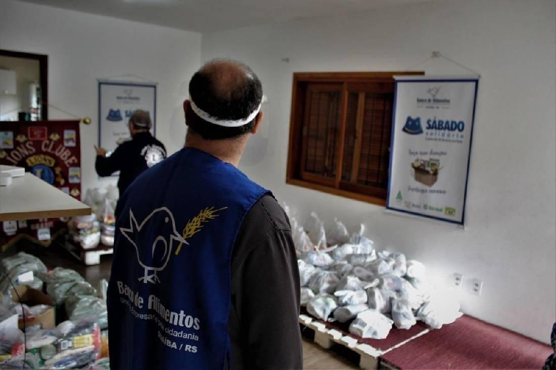 Banco de Alimentos arrecada 100 toneladas em dez meses e bate recorde