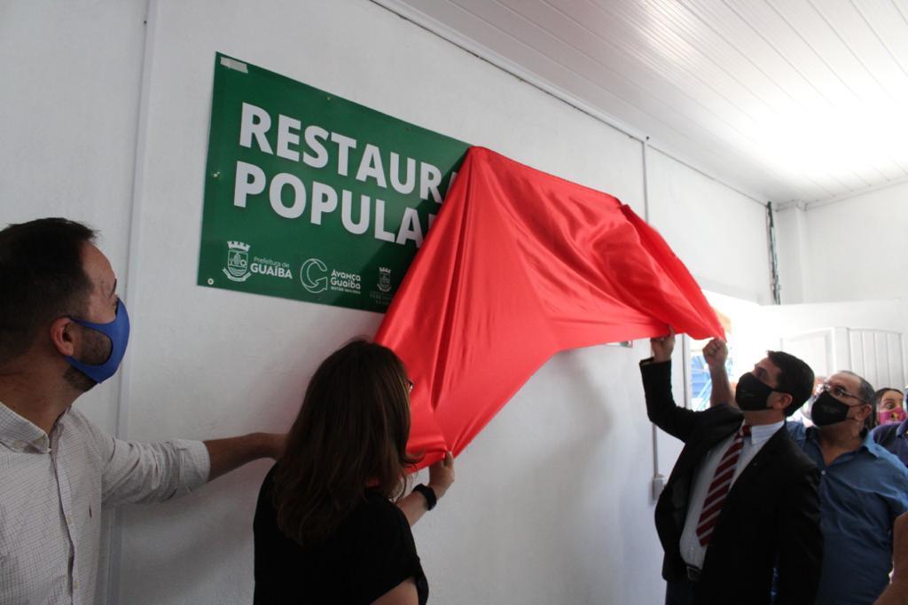Prefeitura inaugura o primeiro restaurante popular de Guaíba para pessoas de baixa renda