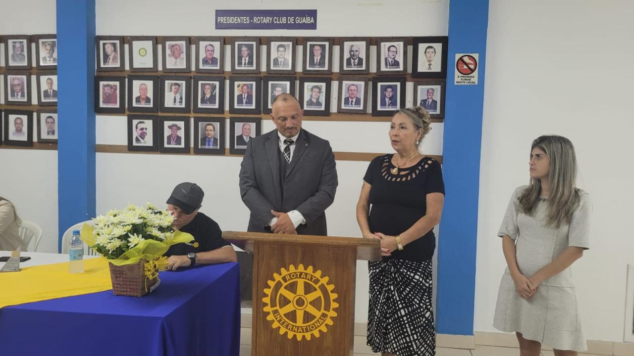 Funcionária pública Paula Salazar é escolhida como nova presidente do Rotary Guaíba