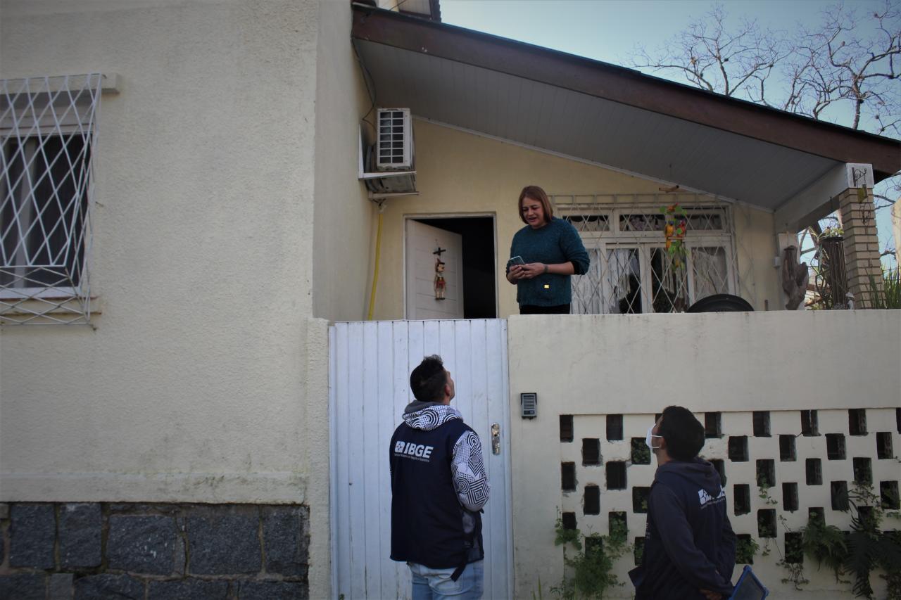 Rep&oacute;rter Guaibense acompanhou o trabalho dos recenseadores nesta segunda
