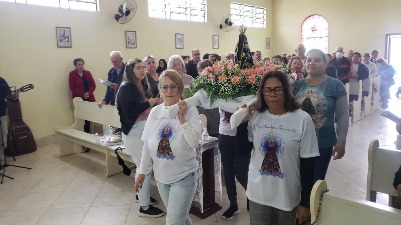 Sem a tradicional procissão, missa celebra o dia de Nossa Senhora Aparecida