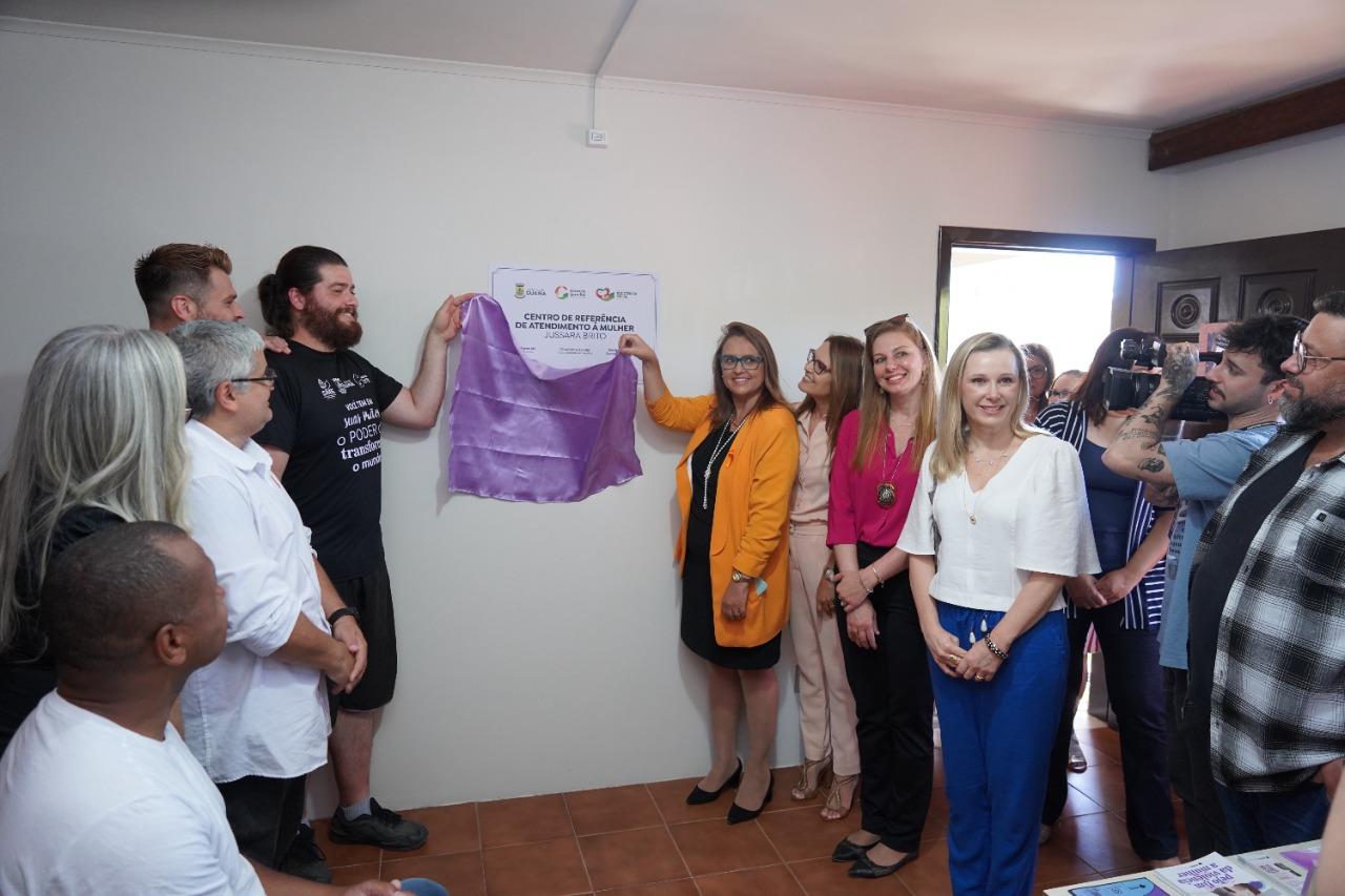 Guaíba inaugura centro de referência para enfrentamento à violência contra mulher