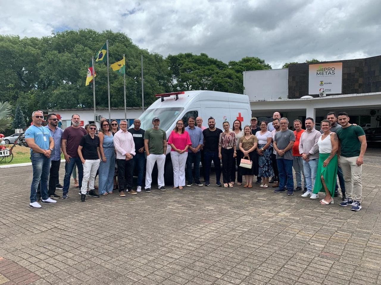 Guaíba recebe nova ambulância para Secretaria Municipal de Saúde
