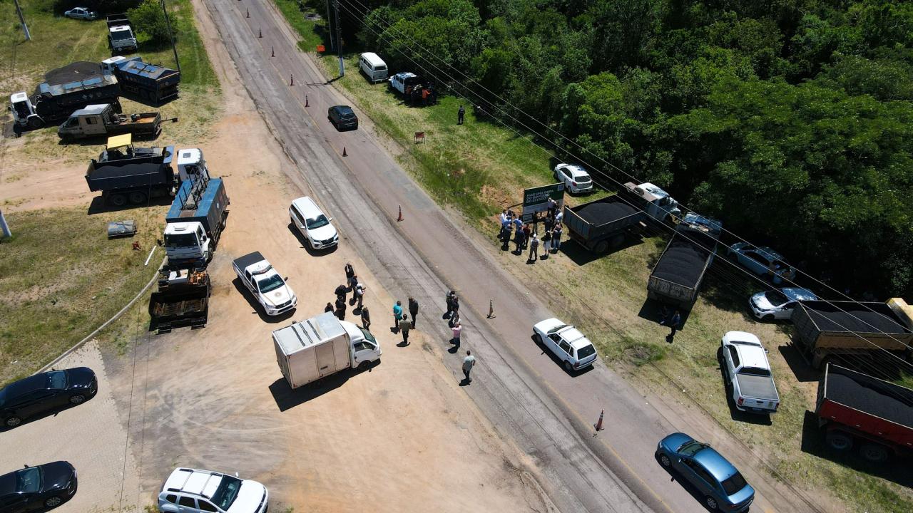 Pavimentação da Estrada do Conde está 71% concluída e será finalizada em dezembro