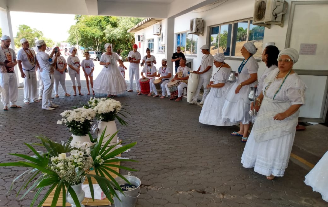 Cerimônia das Águas de Oxalá celebra o dia nacional de Combate à Intolerância Religiosa, em Guaíba