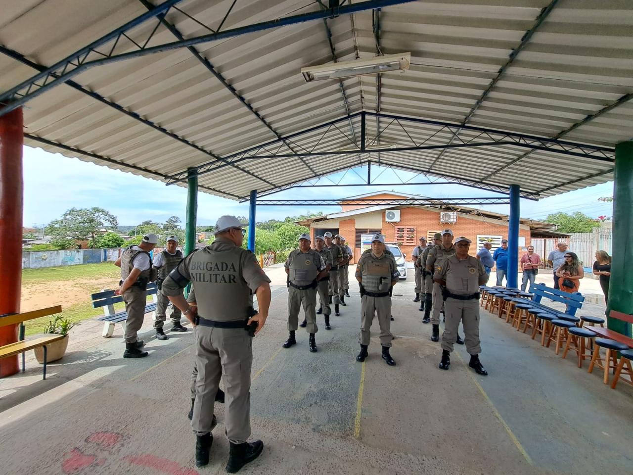 Brigada Militar lança Operação Volta às Aulas na escola Nossa Senhora do Livramento, na São Jorge