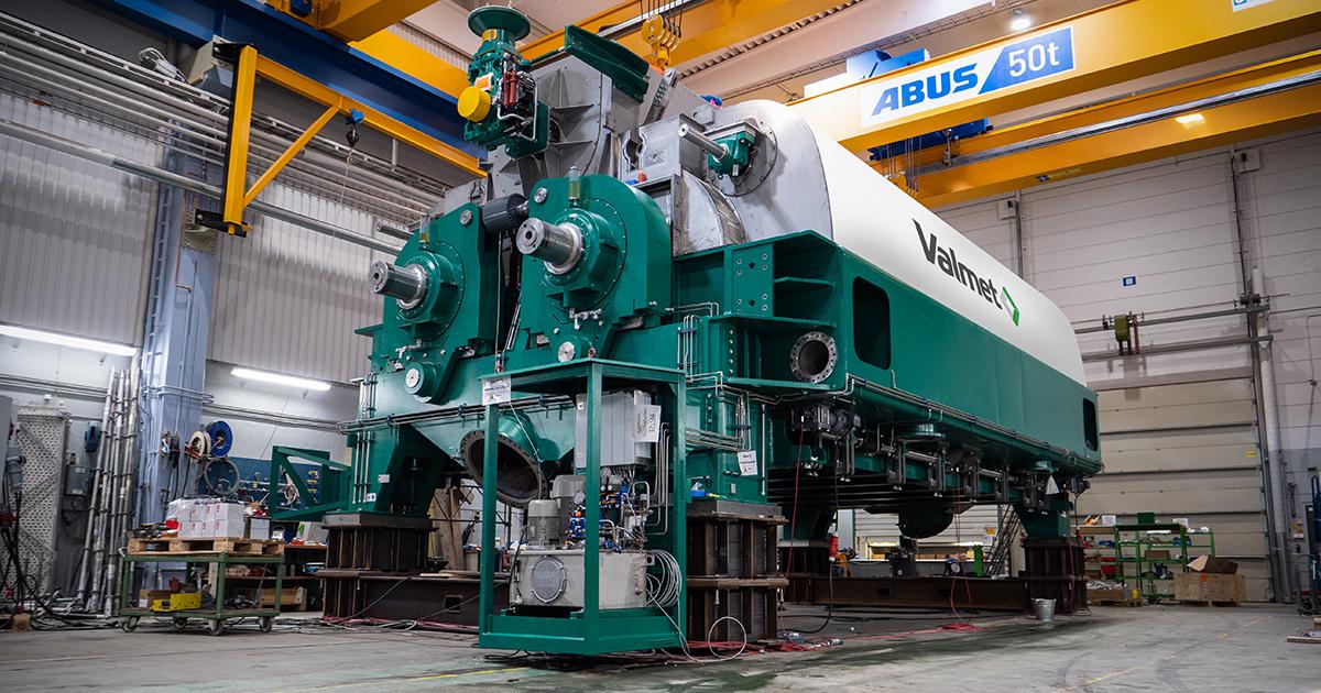 CMPC recebe a maior prensa de lavagem de celulose do mundo