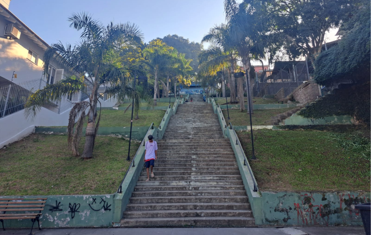 Prefeitura de Guaíba apresenta projeto de revitalização da escadaria 14 de Outubro