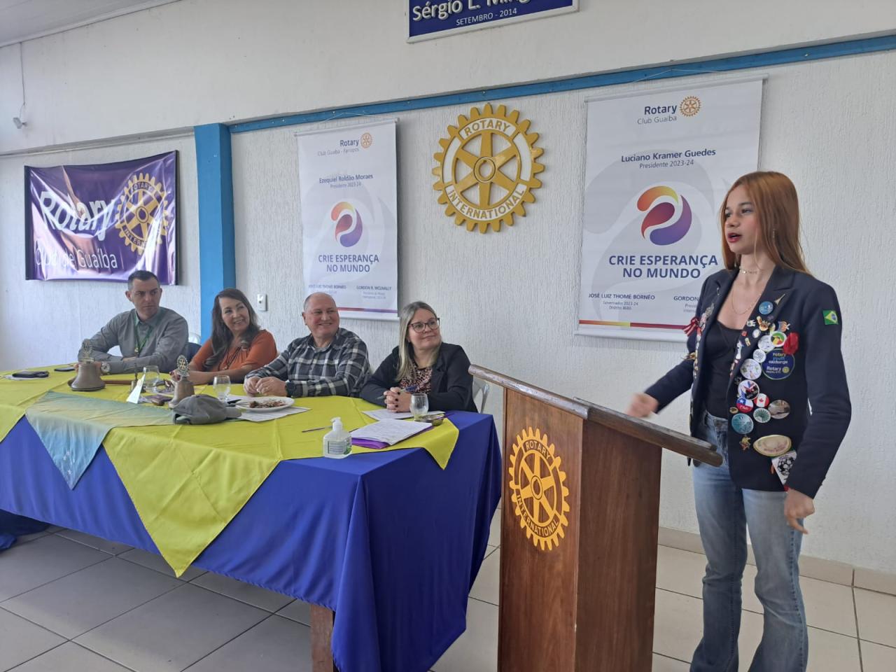 Jovem conta experiência como intercambista da França no Rotary Guaíba