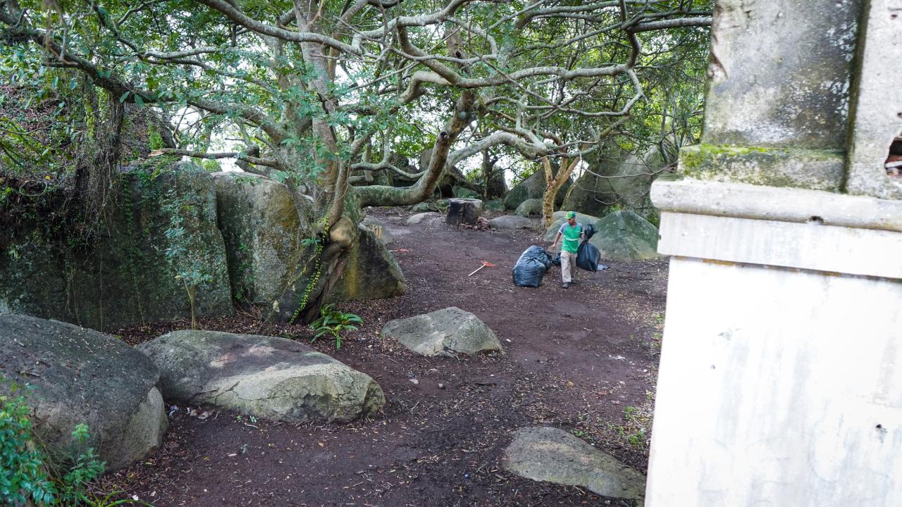 Prefeitura de Guaíba realiza nova limpeza na Ilha das Pedras Brancas