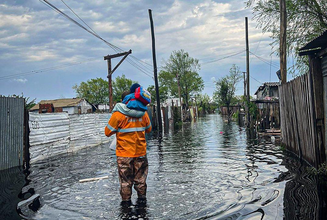 Com previsão de chuvas fortes, Defesa Civil emite alerta de risco de enchentes e alagamentos em Guaíba