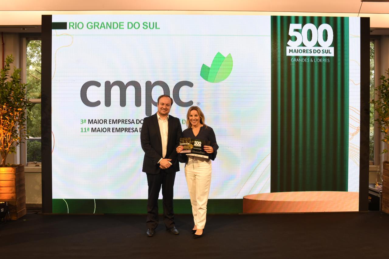 CMPC é reconhecida como a 11ª maior companhia no ranking “500 Maiores do Sul”