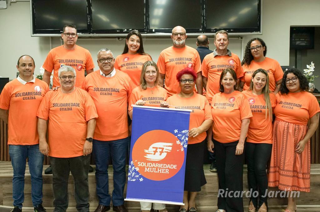 Nova executiva do partido Solidariedade toma posse na Câmara de Vereadores