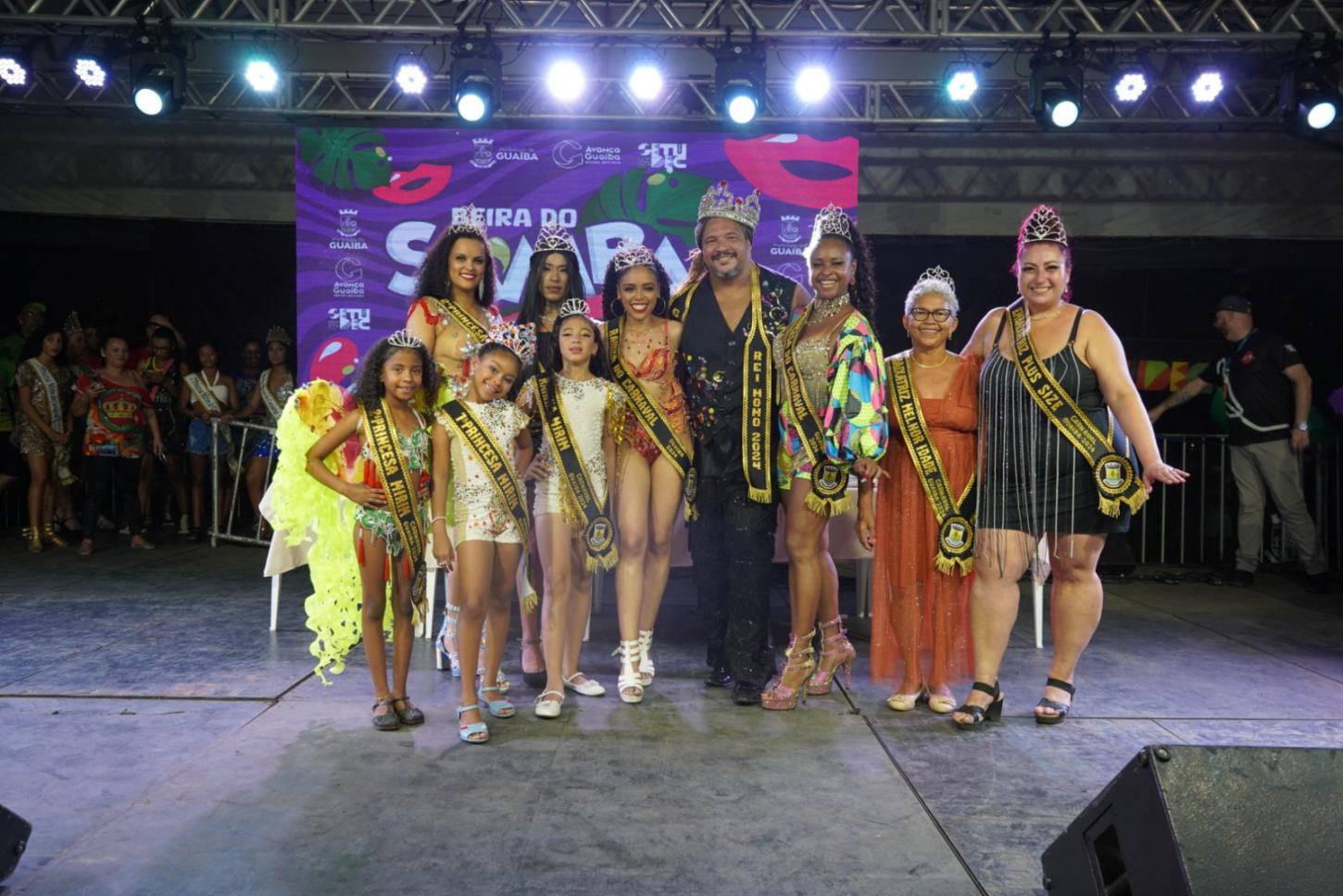 Guaíba elege rainhas e princesas do Carnaval 2024