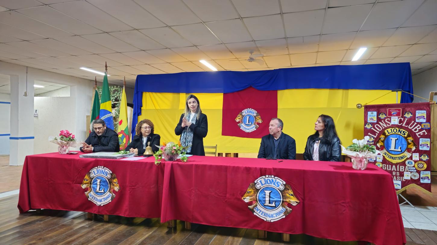 Lions Guaíba empossa a nova diretoria para o ano leonístico 2024-2025