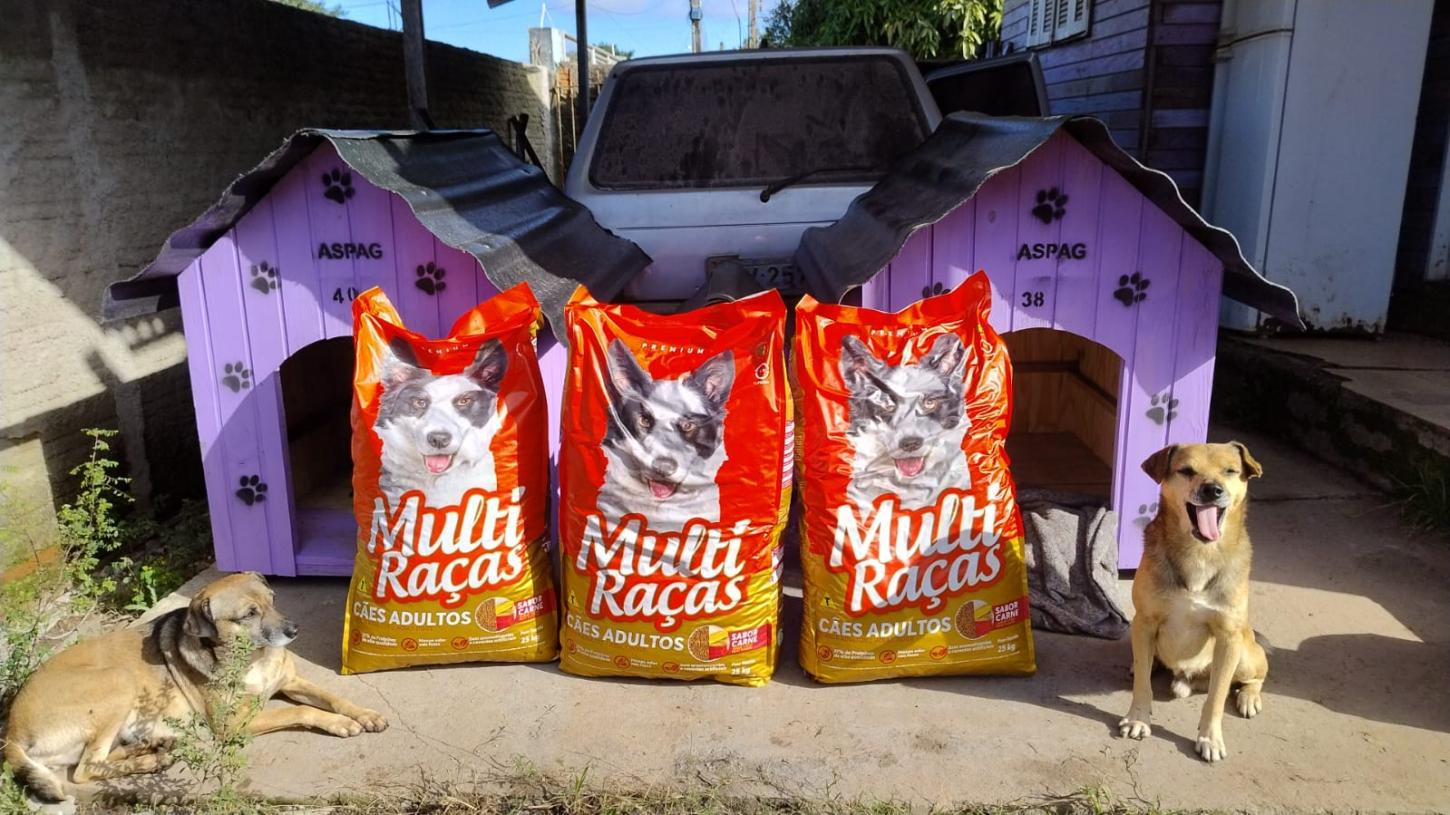 Aspag distribuirá 350 kits para pets às famílias atingidas pela enchente em Guaíba