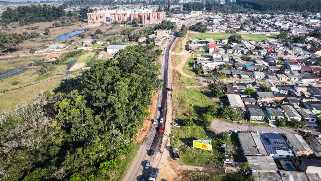 Com investimento de mais de R$ 2 milhões, começam as obras de pavimentação da estrada Ismael Chaves Barcellos
