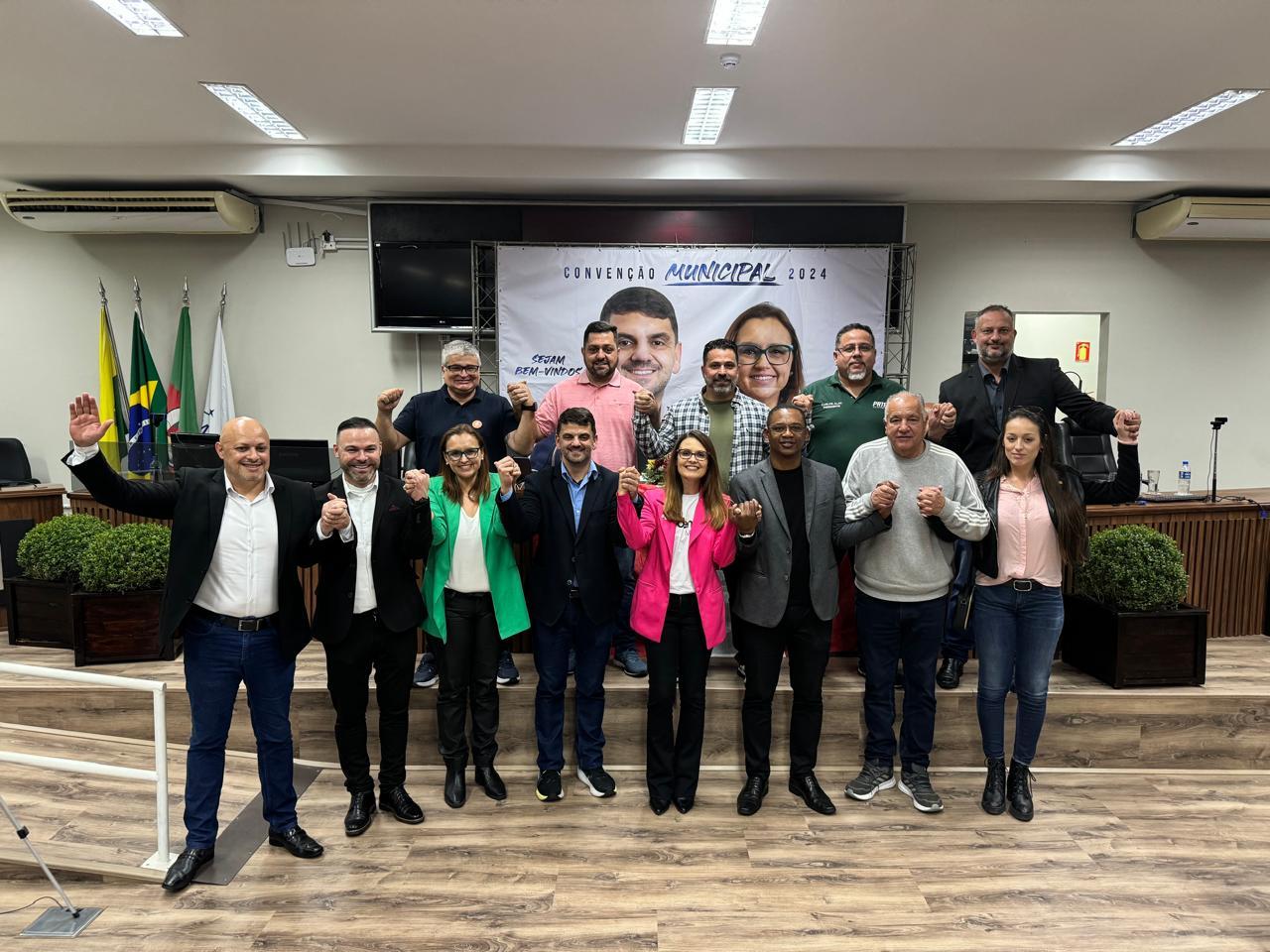 Convenções partidárias oficializam a candidatura de Marcelo Maranata e Claudinha Jardim à reeleição