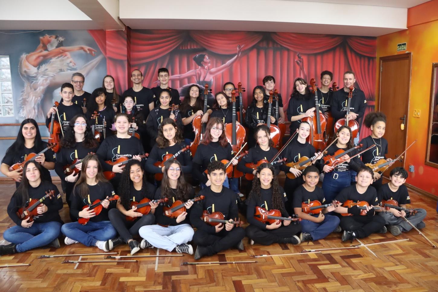 Orquestra Jovem Projari realiza concerto didático gratuito e aberto ao público nesta sexta