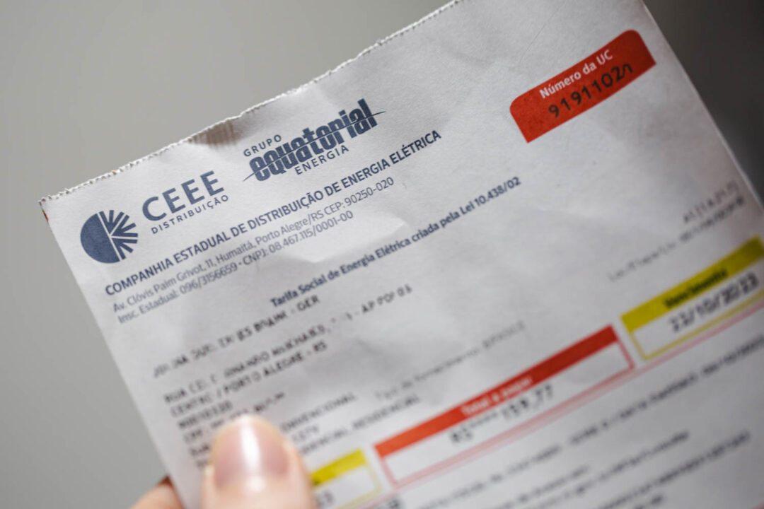 Emissão das contas de luz em áreas atingidas pelas cheias será retomada até o fim do mês