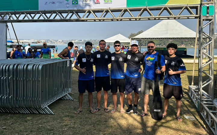 Atletas de Guaíba conquistam medalhas no Campeonato Brasileiro de Canoagem Velocidade, em Minas Gerais