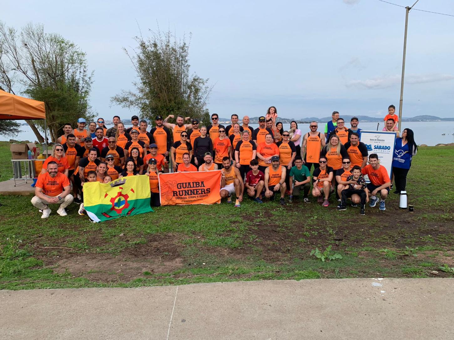 Atletas de Guaíba fazem treinão solidário e participam da Maratona Internacional de Porto Alegre