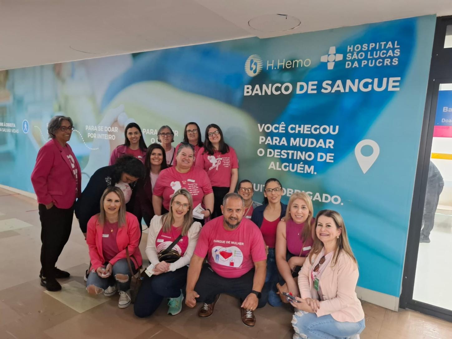 Cerca de 90 mulheres de Guaíba se unem para doar sangue em Porto Alegre; Hemocentro precisa de doações