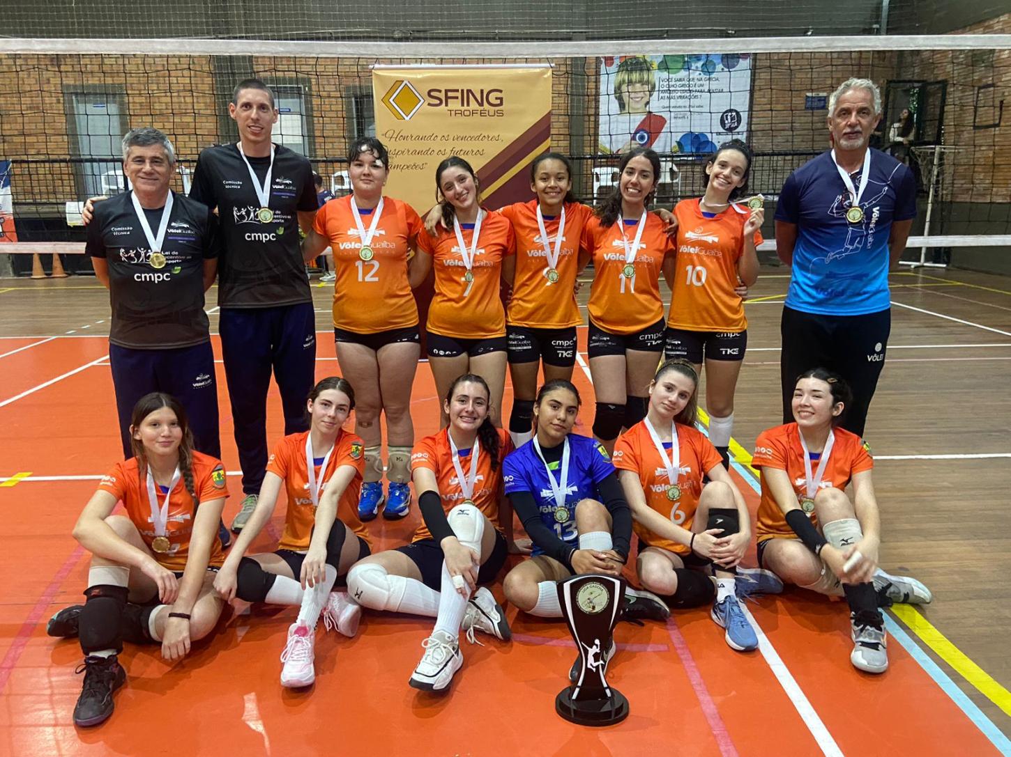 Vôlei Guaíba conquista o primeiro lugar da série prata na Liga Gaúcha de Voleibol de Base