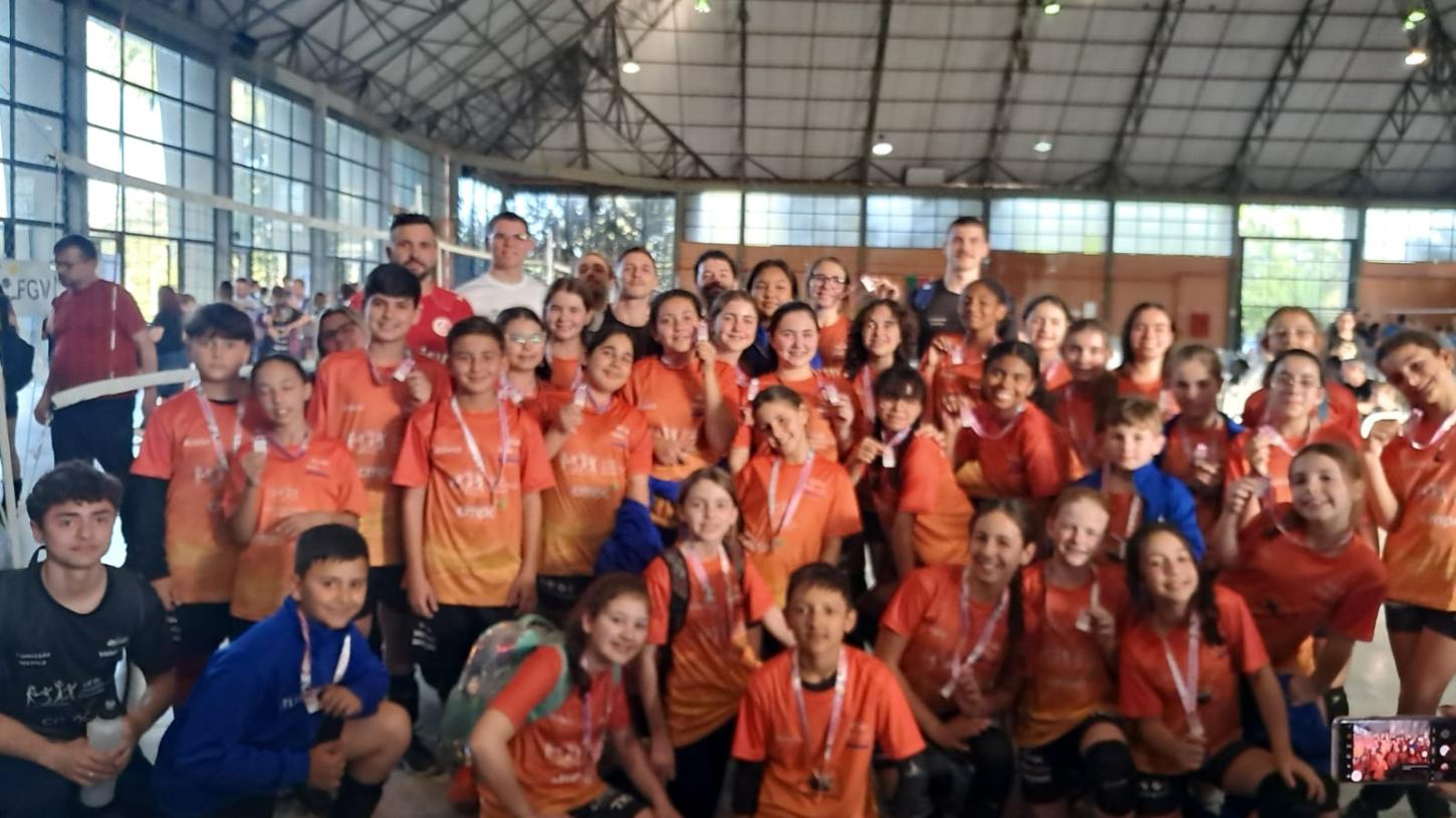 Vôlei Guaíba participa do 8º Dia Estadual do Voleibol em Nova Petrópolis